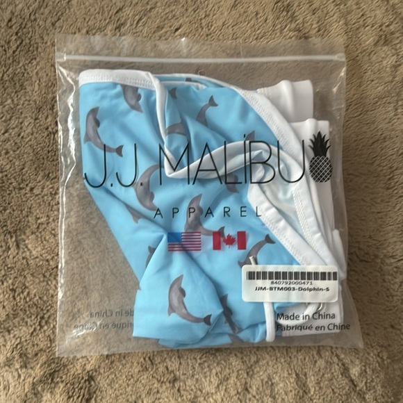 NWT MEN’s JJ Malibu Dolphins 5” short in size SMALL (28-30) - Picture 5 of 5